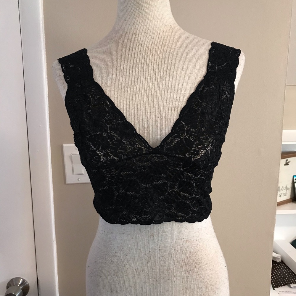 Black bralette